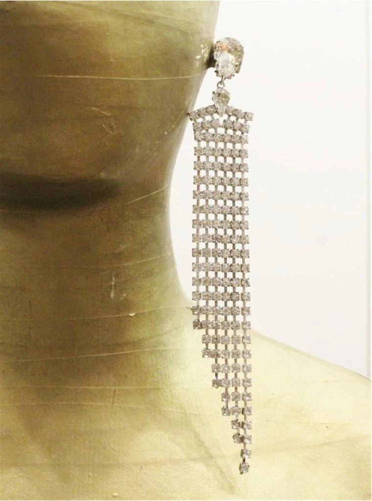 商品[二手商品] Carlo Zini|Crystal Pendant Earrings,价格¥3830,第3张图片详细描述