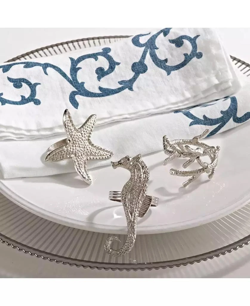 商品Saro Lifestyle|Star Fish Design Napkin Ring, Set of 4,价格¥285,第2张图片详细描述