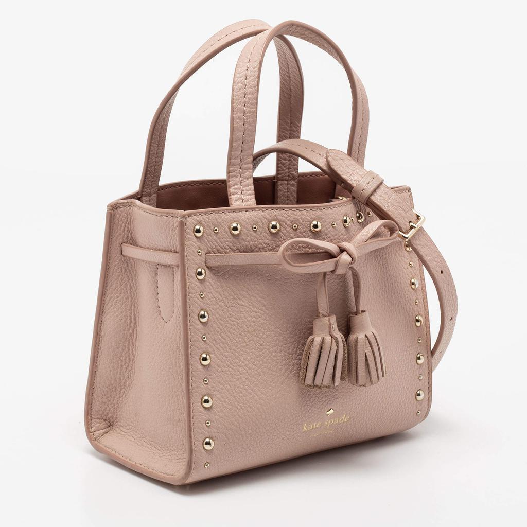 商品[二手商品] Kate Spade|Kate Spade Beige Leather Hayes Street Sam Tote,价格¥1230,第5张图片详细描述