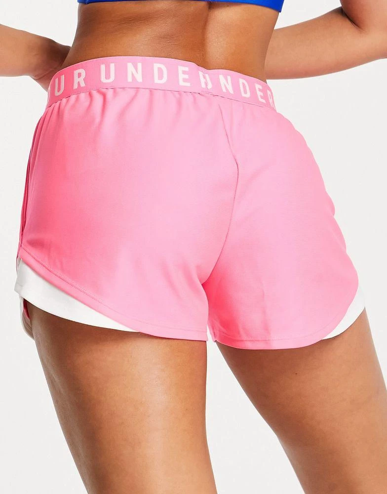 商品Under Armour|Under Armour Play Up 3.0 shorts in pink and white,价格¥151,第2张图片详细描述