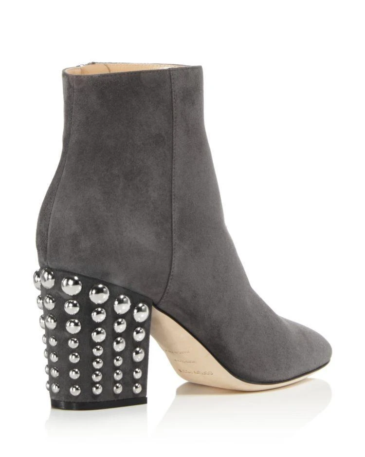 商品Sergio Rossi|Elettra Studded Block Heel Booties - 100% Exclusive ,价格¥4467,第5张图片详细描述