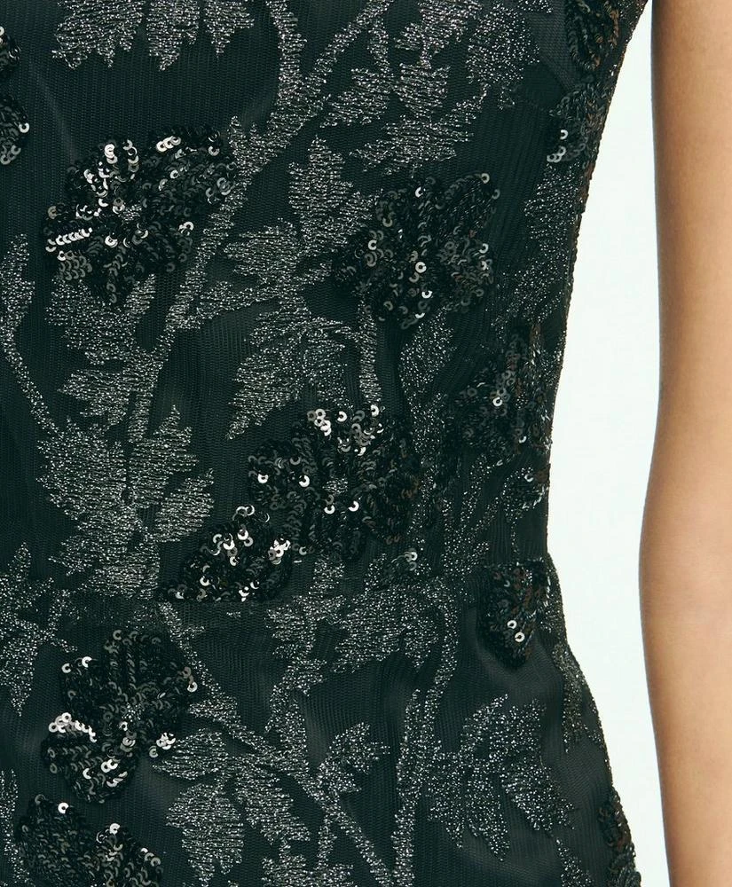 Sleeveless Sequin Lace Sheath Dress 商品