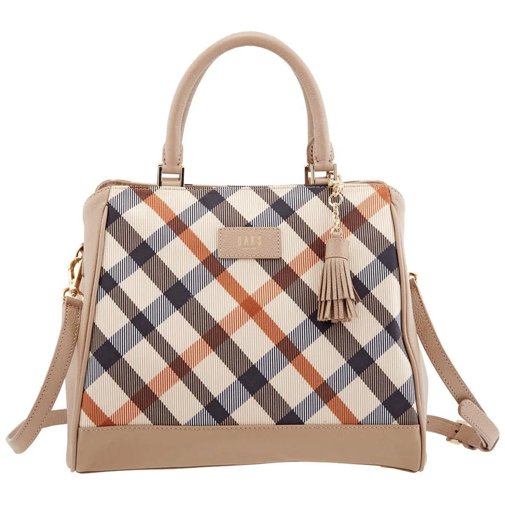 商品DAKS|Daks Ladies Ainley Check Leather Shoulder Bag,价格¥1072,第2张图片详细描述