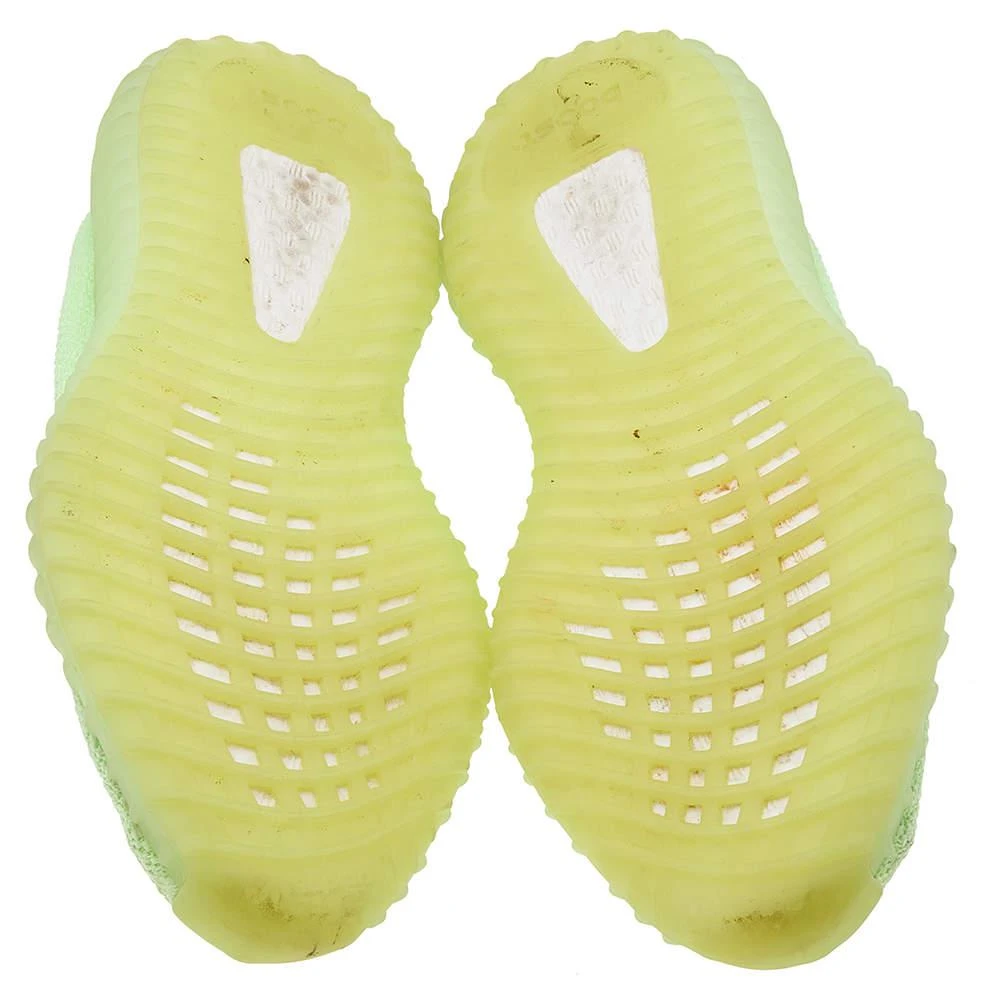 Yeezy x Adidas Green Knit Fabric Boost 350 V2 "Glow in The Dark" Low Top Sneakers Size 39 1/3 商品