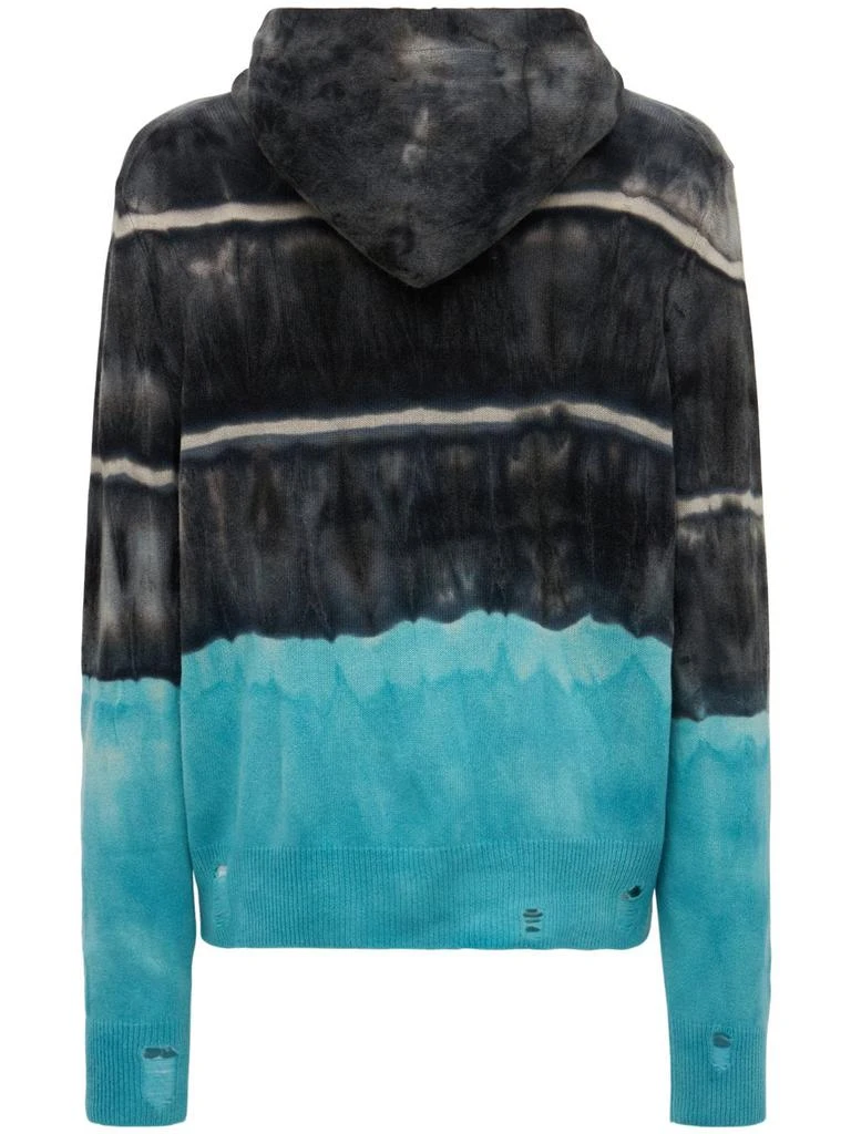 商品AMIRI|Tie Dye Cashmere & Wool Knit Hoodie,价格¥4918,第5张图片详细描述