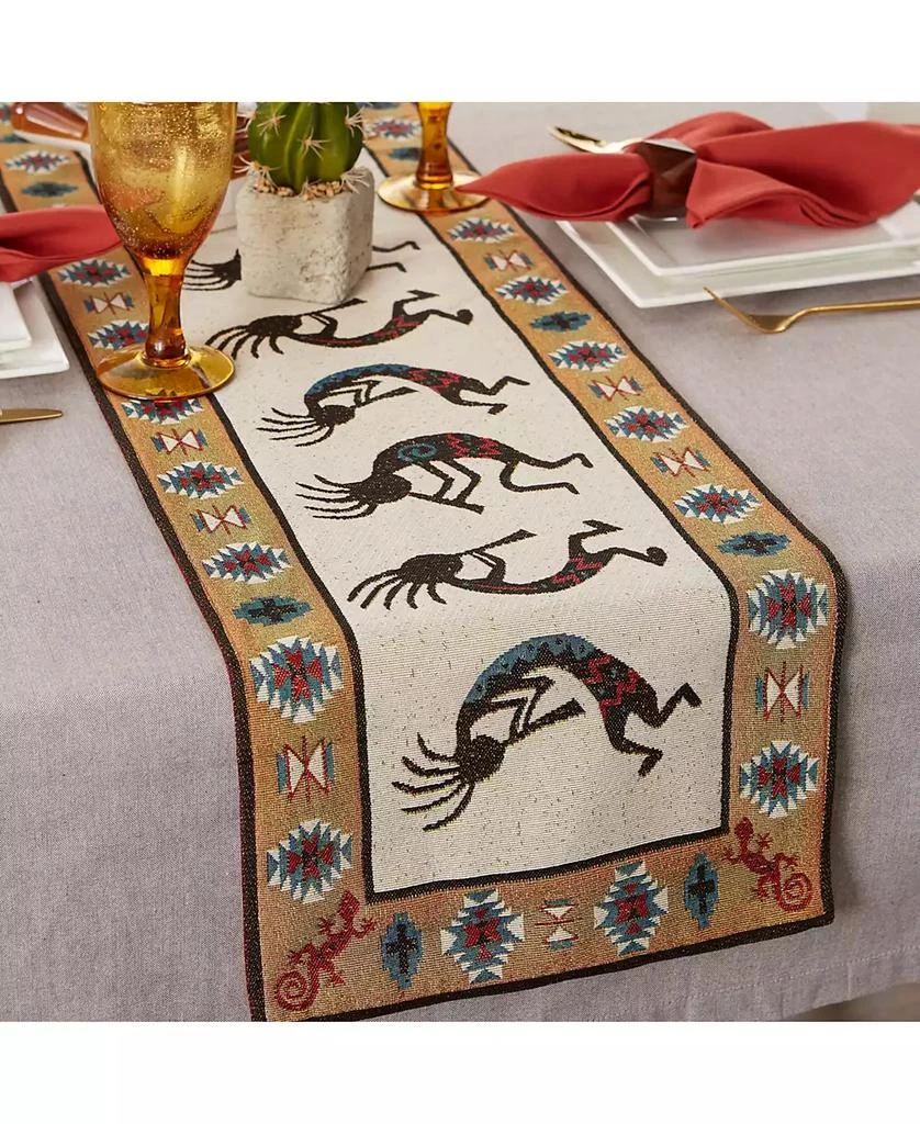 商品Design Imports|Kokopelli Tapestry Table Runner 13" x 72",价格¥292,第4张图片详细描述