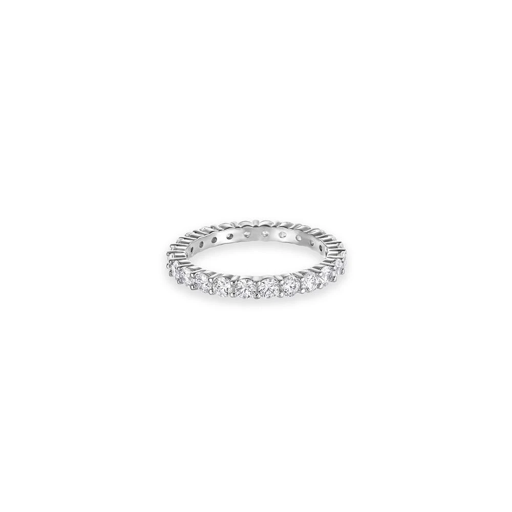 商品Swarovski|Vittore Xl Round Cut Rhodium Plated Ring,价格¥562,第1张图片