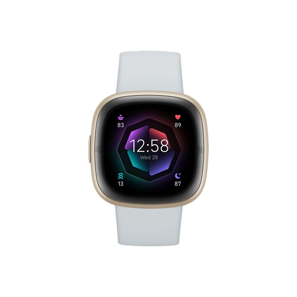 商品Fitbit|Sense 2 Blue Mist Soft Gold-Tone Smartwatch, 39mm,价格¥2256,第1张图片