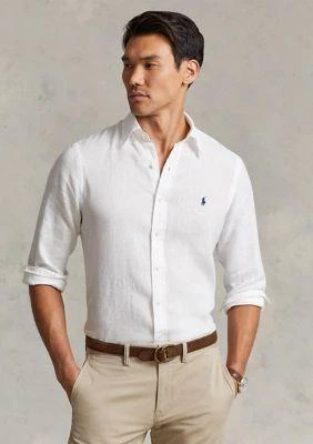 商品Ralph Lauren|Ralph Lauren Classic Fit Linen Shirt,价格¥419,第1张图片