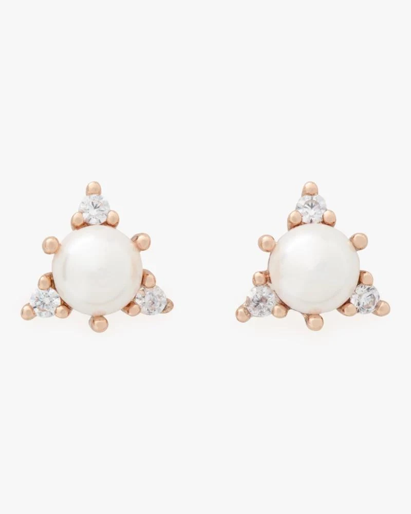商品Kate Spade|You're A Gem Triangle Studs,价格¥118,第4张图片详细描述
