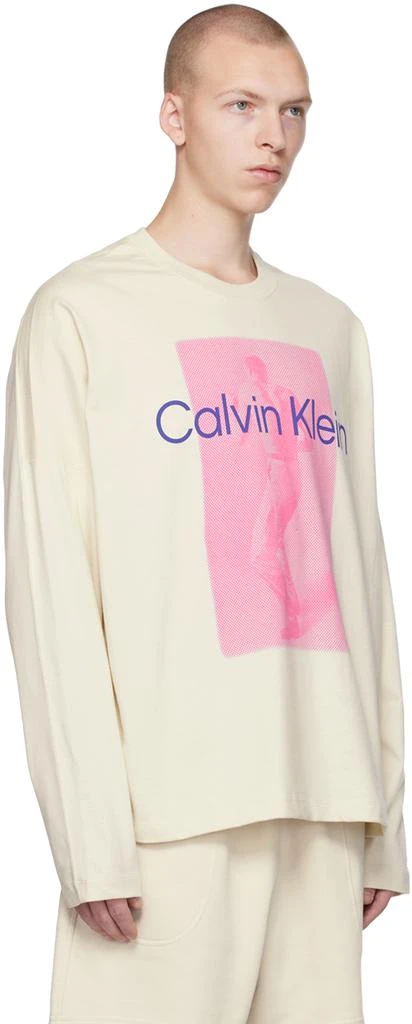 商品Calvin Klein|Off-White Ruins Long Sleeve T-Shirt,价格¥235,第2张图片详细描述