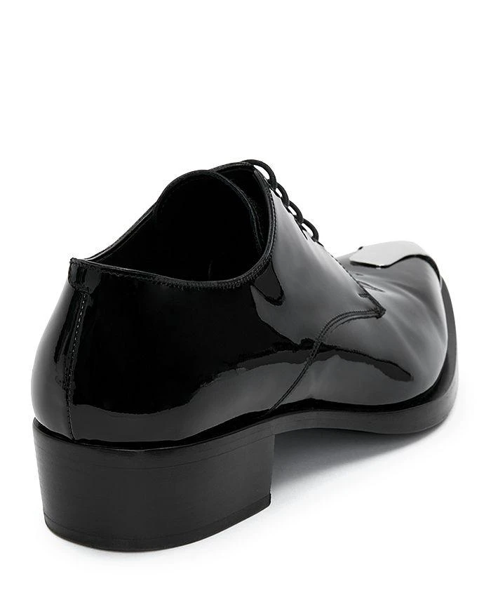 商品Alexander McQueen|Men's Punk Lace Up Derby Dress Shoes,价格¥4641,第3张图片详细描述