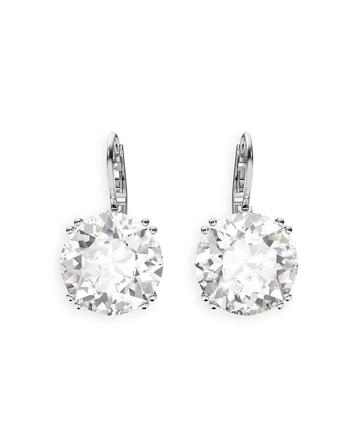 商品Swarovski|Millenia Crystal Drop Earrings in Rhodium Plated,价格¥971,第1张图片详细描述