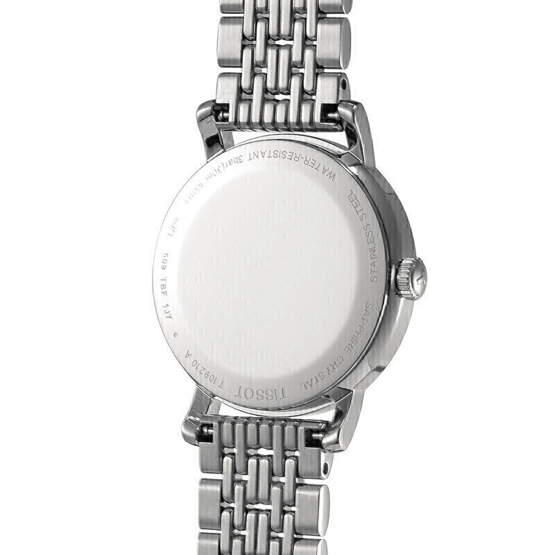商品Tissot|瑞士天梭手表魅时系列时尚石英女士手表 银盘钢带T109.210.11.031.00（香港仓发货）,价格¥1481,第4张图片详细描述