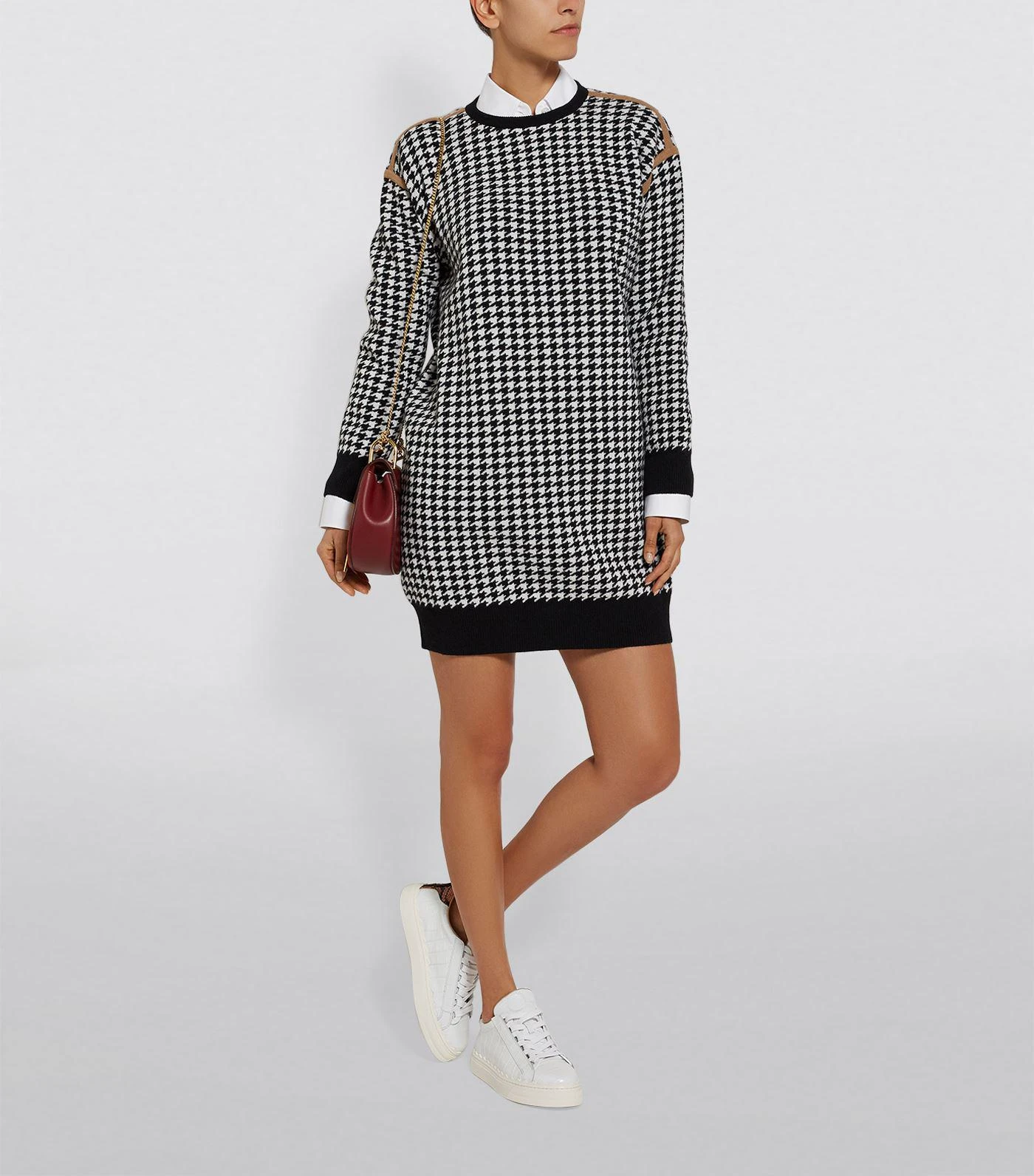商品Max Mara|Houndstooth 千鸟格毛衣,价格¥2603,第4张图片详细描述