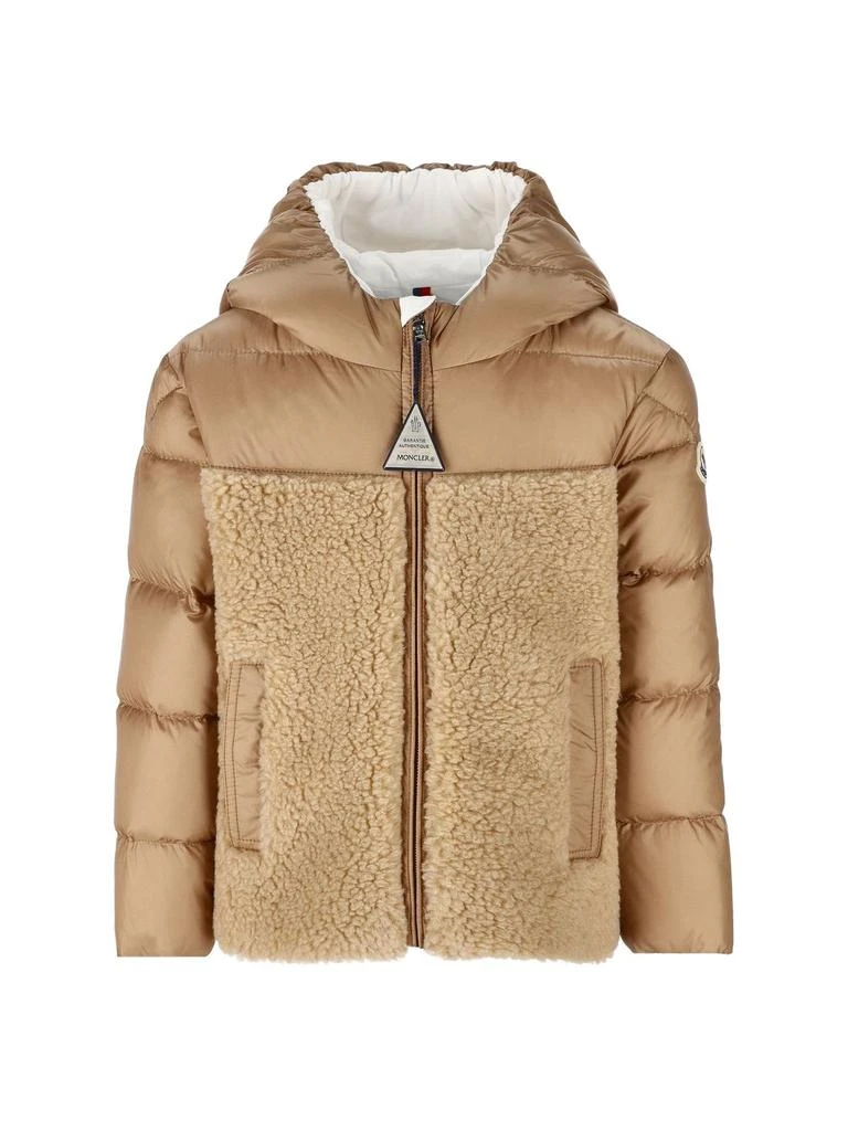 商品Moncler|Moncler Enfant Zip-Up Hooded Padded Jacket,价格¥2571,第1张图片