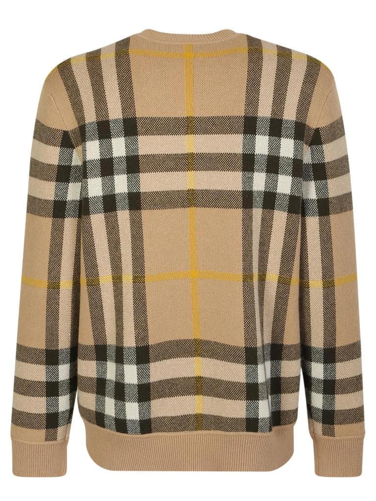 商品Burberry|BURBERRY CASHMERE PULLOVER BY BURBERRY WITH A CLASSIC FIT, DECORATED WITH THE ICONIC TARTAN MOTIF,价格¥4441,第2张图片详细描述