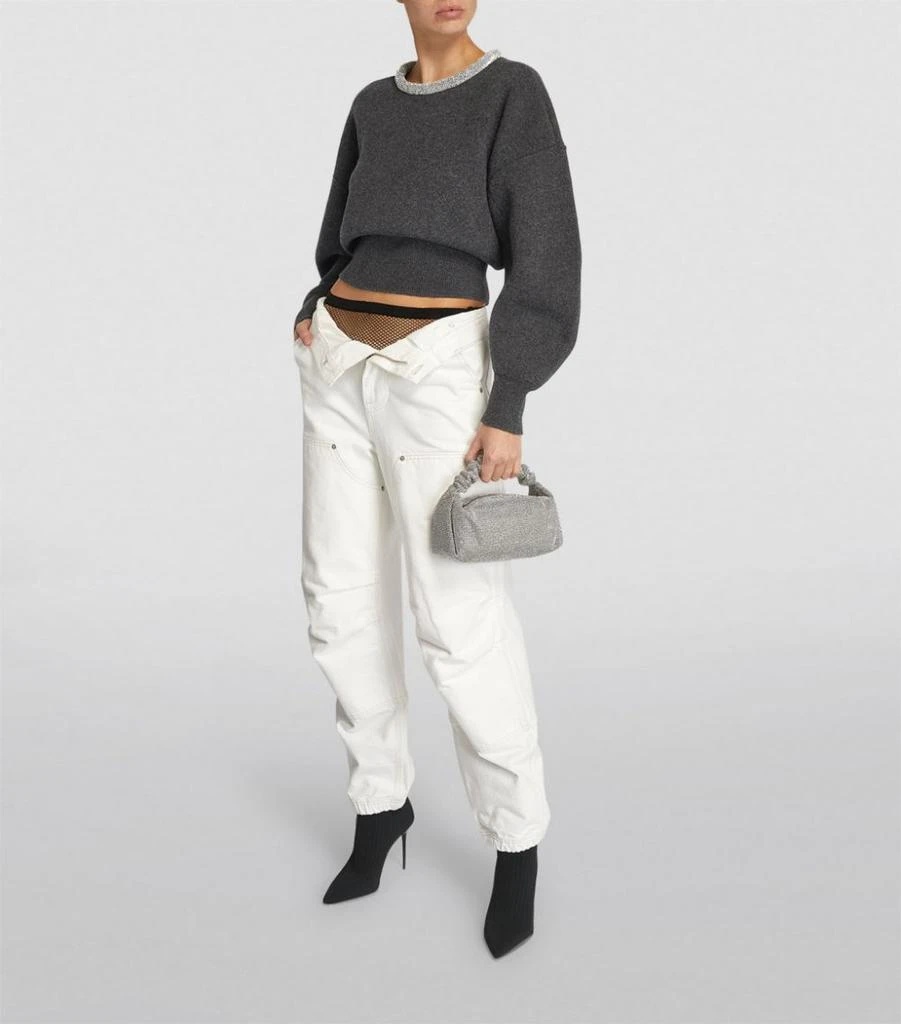 商品Alexander Wang|Crystal-Trim Sweater,价格¥8249,第2张图片详细描述