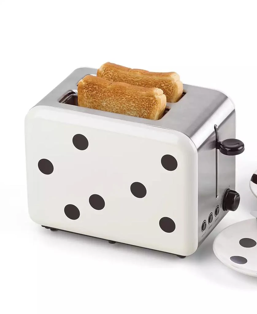 商品Kate Spade|new york All In Good Taste Deco Dot Toaster,价格¥373,第3张图片详细描述