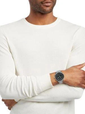 商品Salvatore Ferragamo|43MM Stainless Steel Chronograph Bracelet Watch,价格¥3696,第2张图片详细描述