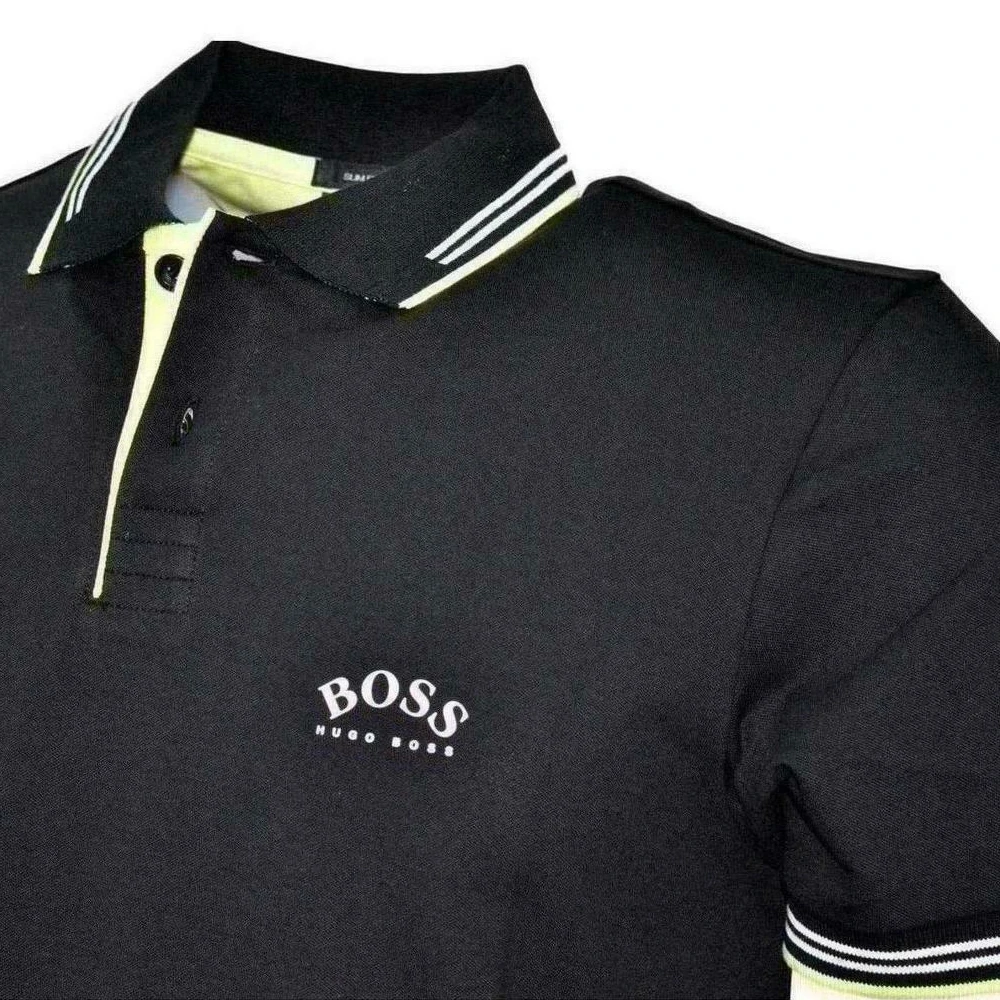 HUGO BOSS 男士黑色POLO衫 PAULCURVED-50412675-003 商品