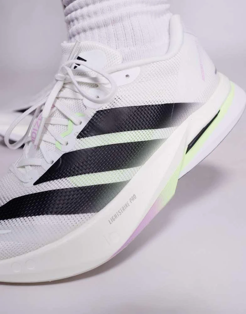 商品Adidas|adidas Running Adizero Boston 13 in white and black,价格¥1455,第5张图片详细描述