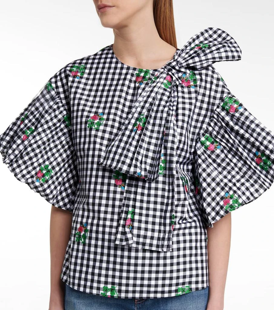 商品RED Valentino|刺绣格纹女式上衣,价格¥1981,第4张图片详细描述