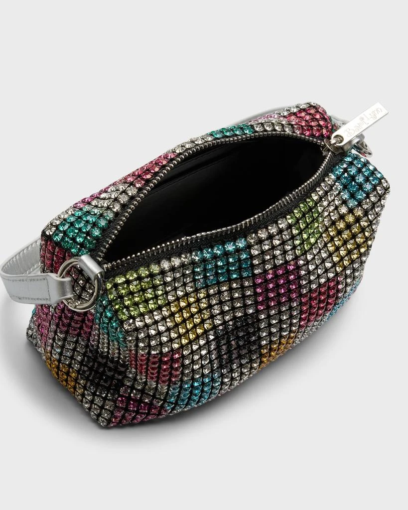 商品Bari Lynn|Girl's Rainbow Checkered Jeweled Bag,价格¥194,第2张图片详细描述