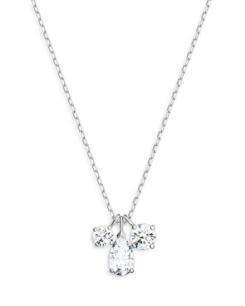 商品Swarovski|Mesmera Three Stone Pendant Necklace, 15.6",价格¥882,第1张图片