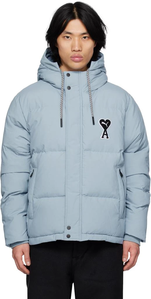 商品AMI|Blue Puma Edition Puffer Jacket,价格¥1635,第1张图片