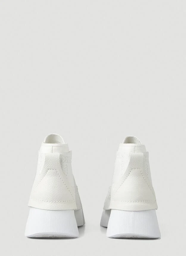 商品JW Anderson|Logo Debossed Sneakers in White,价格¥1218,第4张图片详细描述