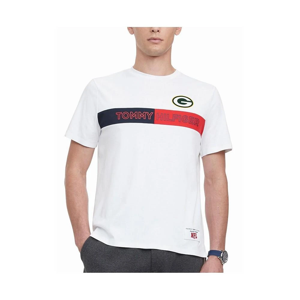 商品Tommy Hilfiger|Men's White Green Bay Packers Core T-shirt,价格¥377,第4张图片详细描述