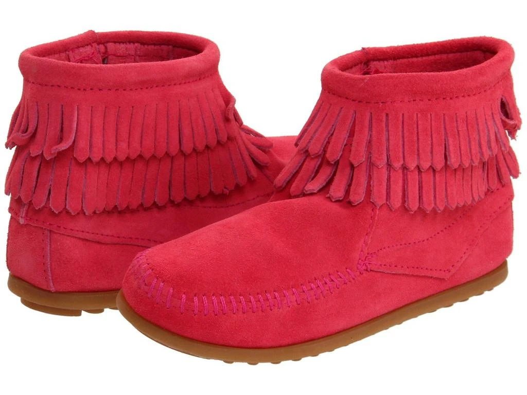 商品Minnetonka|Side Zip Double Fringe (Toddler/Little Kid/Big Kid),价格¥372,第1张图片