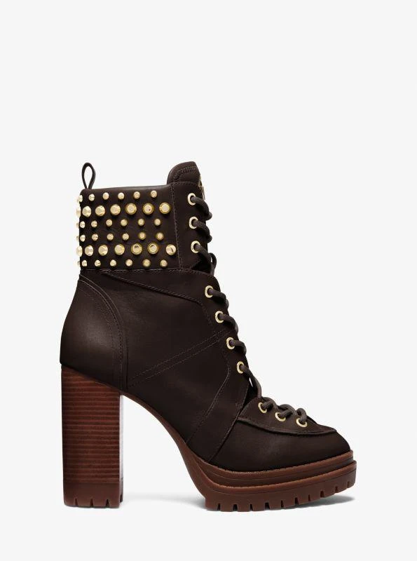 商品Michael Kors|Yvonne Studded Leather Boot,价格¥631,第2张图片详细描述