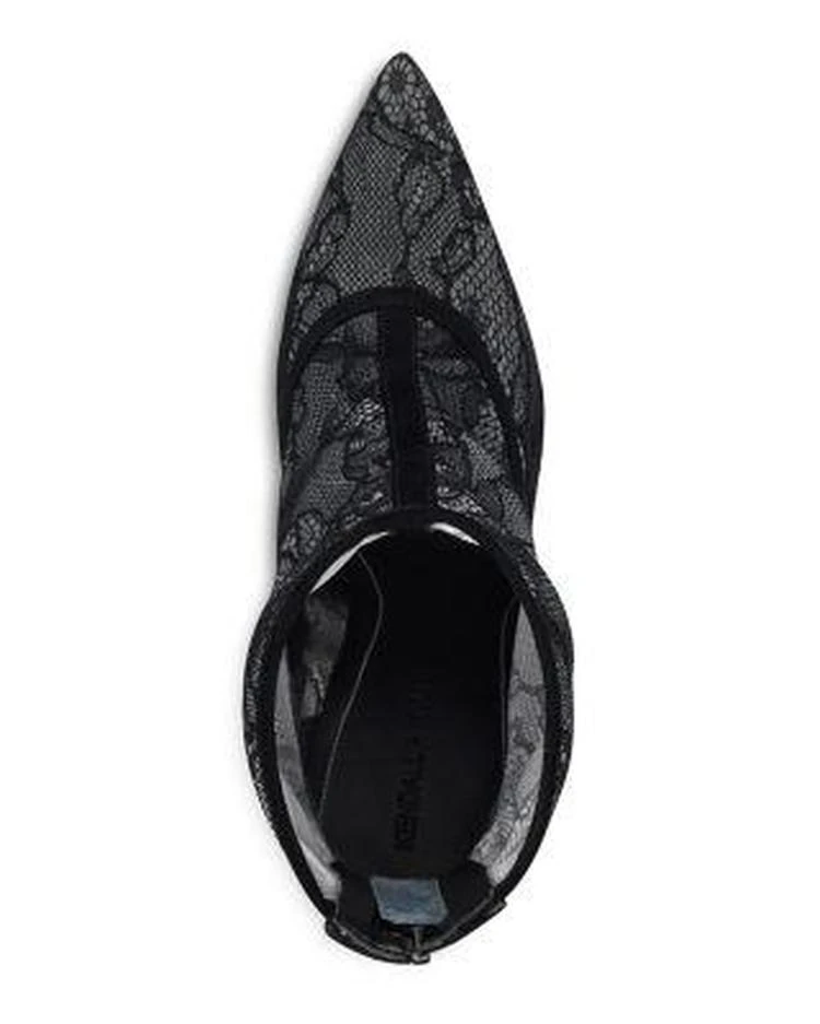 商品Kendall + Kylie|蕾丝透视尖头高跟袜靴,价格¥635,第3张图片详细描述