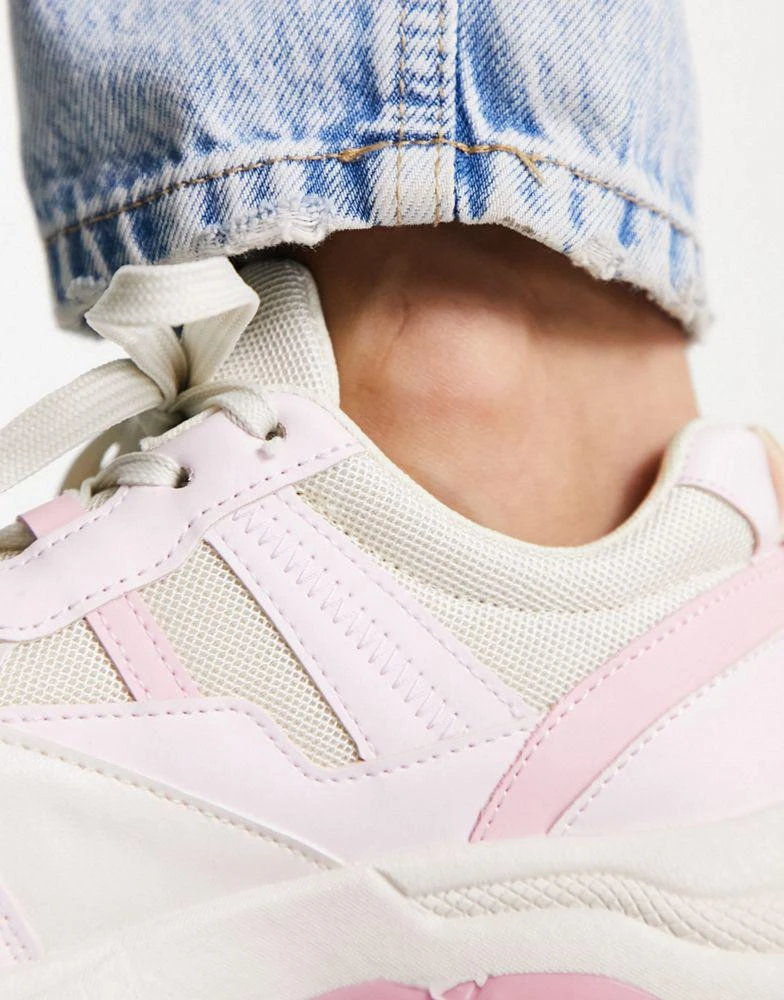 商品Koi Footwear|Koi panelled chunky trainer in pink mix,价格¥171,第2张图片详细描述