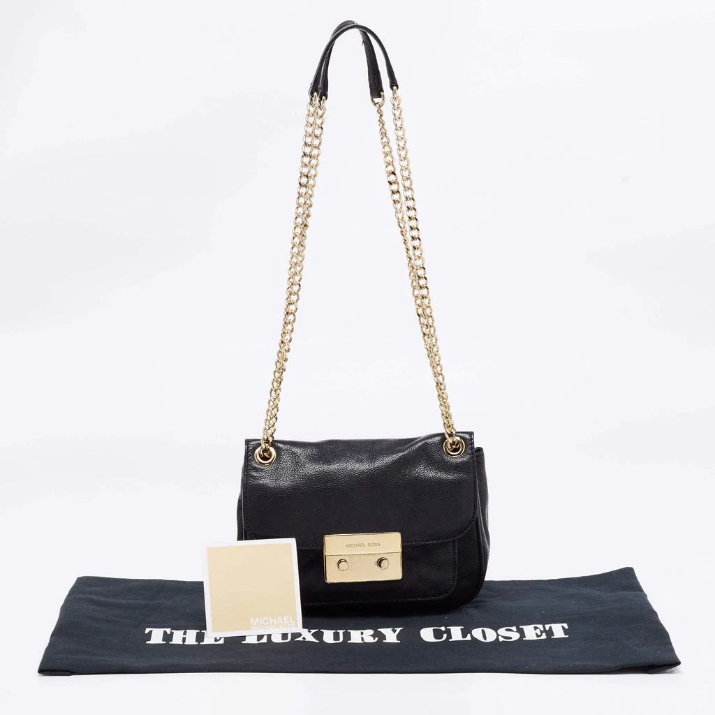 Michael Kors Black Leather Sloan Crossbody Bag 商品