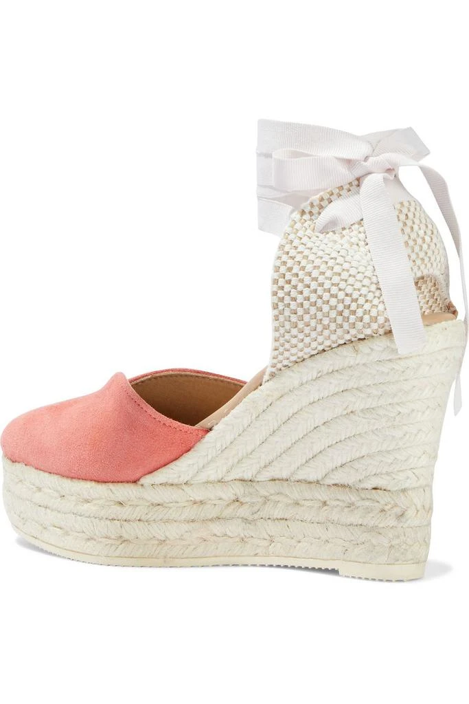 商品MANEBÍ|Hamptons lace-up suede wedge espadrilles,价格¥939,第3张图片详细描述