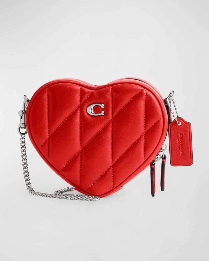 商品Coach|Heart Quilted Pillow Crossbody Bag,价格¥2063,第1张图片