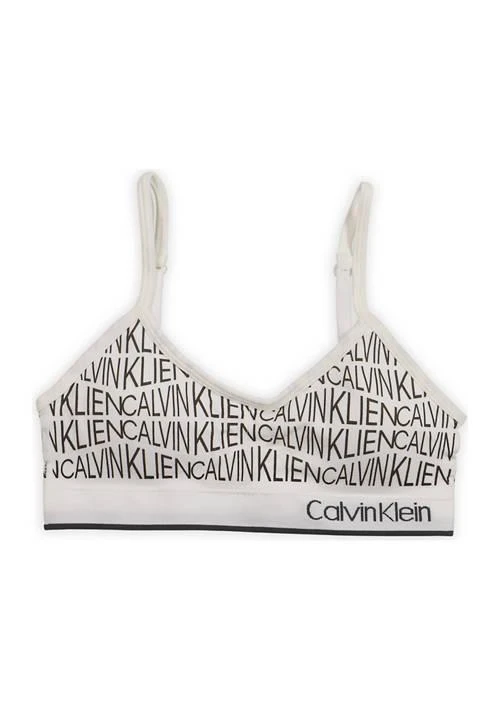 商品Calvin Klein|Klein Girls 7 16 Ruched Cropped Bra,价格¥55,第1张图片