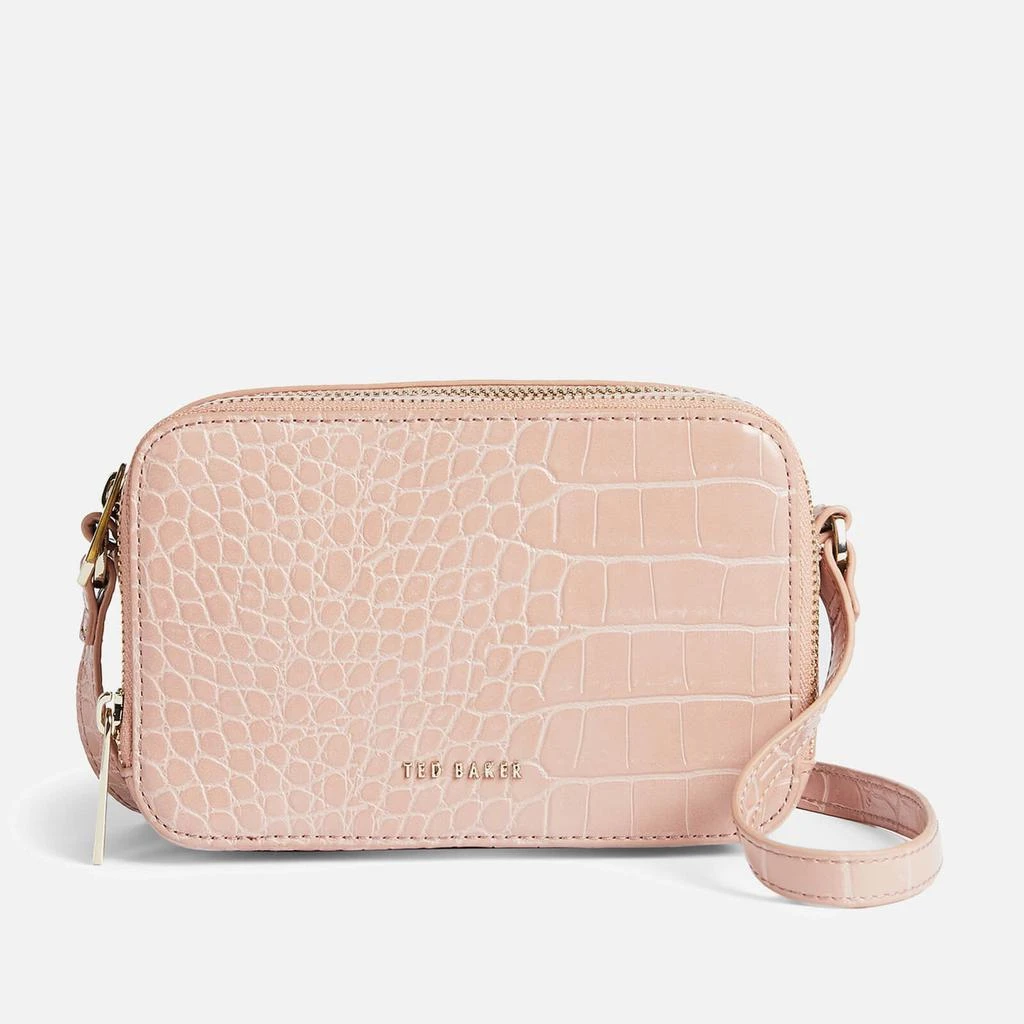 商品Ted Baker London|Ted Baker Women's Stina Double Zip Mini Camera Bag - Mid-Pink,价格¥444,第1张图片