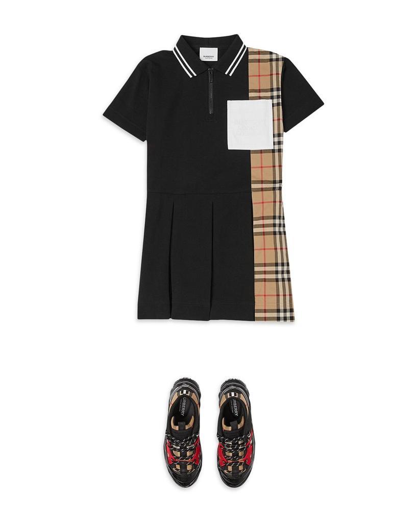 商品Burberry|Girls' Serena Piqué Polo Shirt Dress - Baby, Little Kid, Big Kid,价格¥1391,第4张图片详细描述