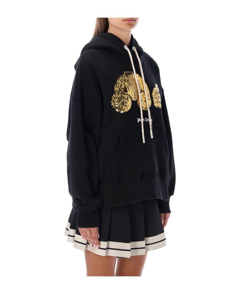 商品Palm Angels|Gold Sequins Bear Hoodie,价格¥4786,第4张图片详细描述