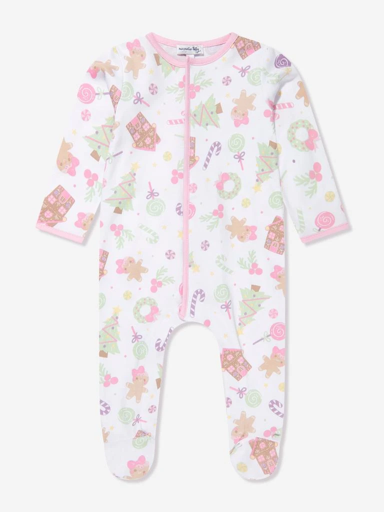 商品Magnolia Baby|Magnolia Baby Baby Girls Sweet Gingerbread Babygrow in Pink,价格¥218,第1张图片