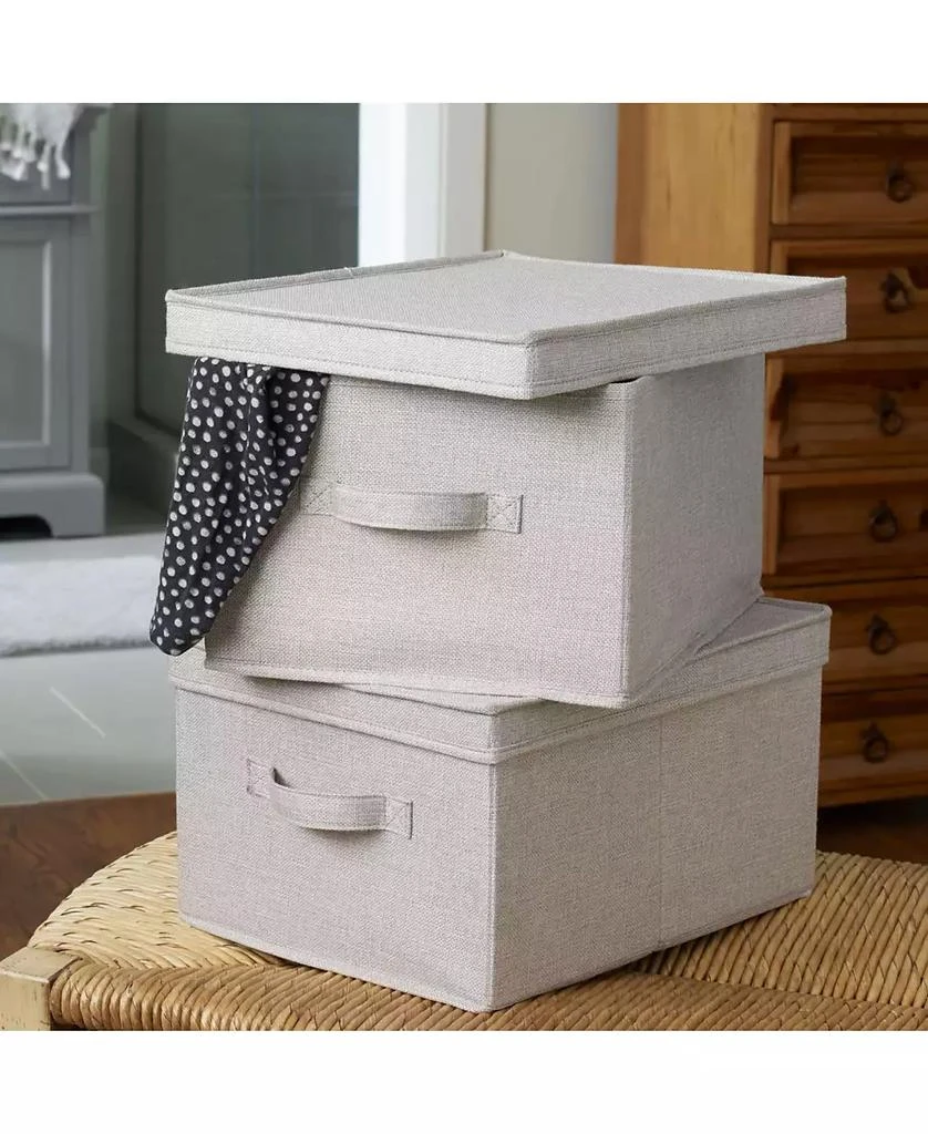 商品Household Essentials|Household Essential Large Fabric Storage Bins 2 Pack,价格¥229,第2张图片详细描述