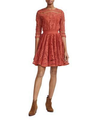 商品Maje|Ripiza Lace Dress,价格¥1320,第1张图片