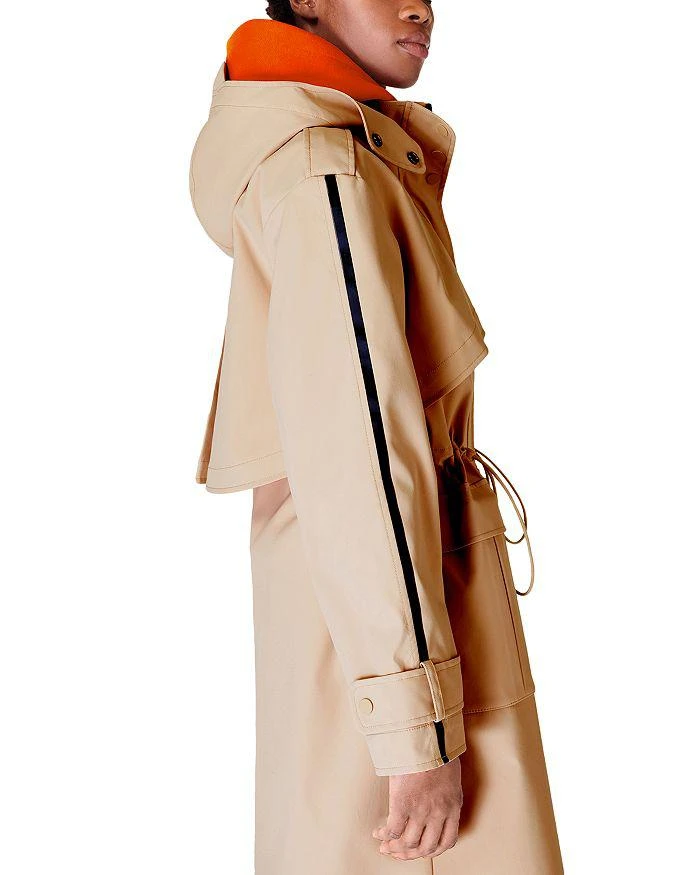 商品SWEATY BETTY|Sweaty Beaty Technical Hooded Trench Coat,价格¥2975,第3张图片详细描述