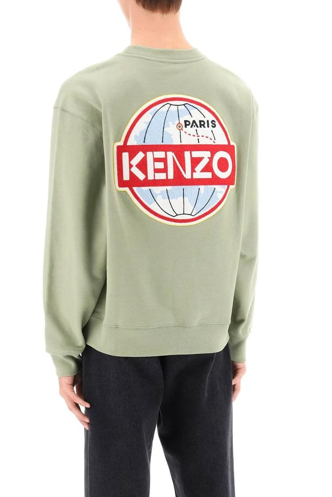 商品Kenzo|Kenzo Travel Logo Patch Crewneck Sweatshirt,价格¥2008,第3张图片详细描述