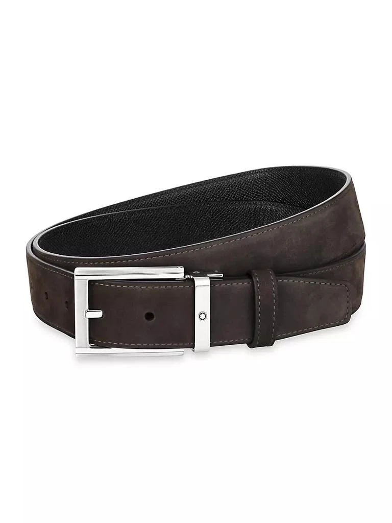 商品MontBlanc|Reversible Leather Suede Belt,价格¥3162,第1张图片