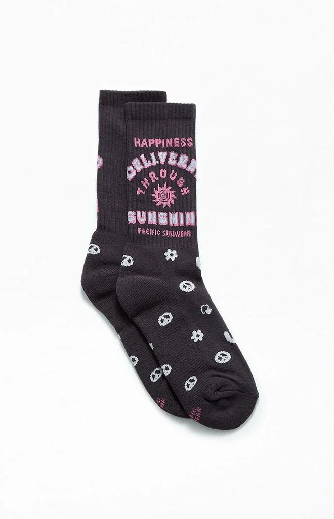 商品PacSun|Happiness Delivered Crew Socks,价格¥47,第2张图片详细描述
